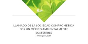 Llamado OSC México Sostenible 27 agosto 2019